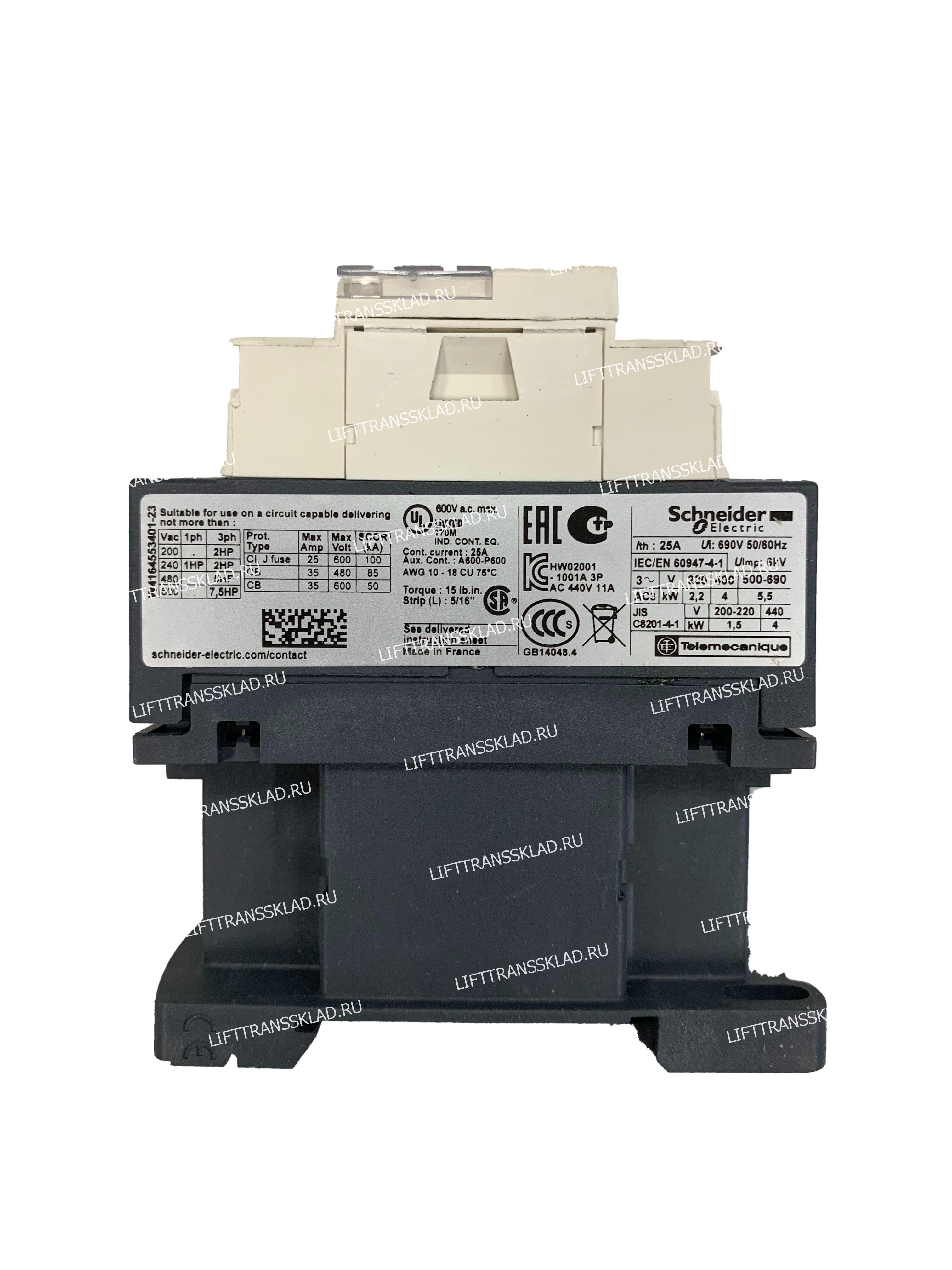 ��������� SCHNEIDER ELECTRIC LC1D09M7 220V 4KW 3P (���: LC1D09M7)