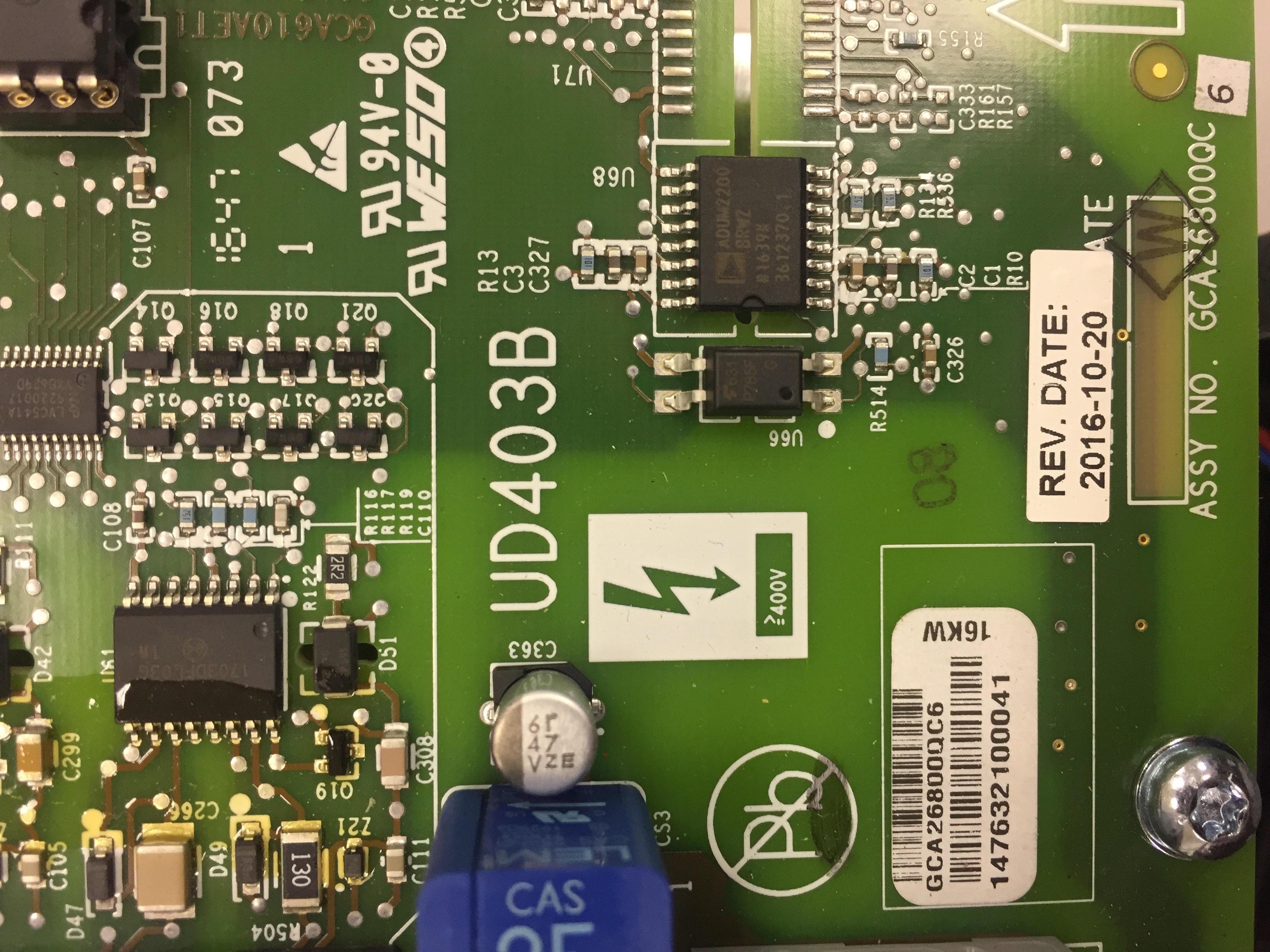 ��������� ��������������� UD403B GCA26800QC6 16kw (���: GCA26800QC6 )