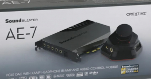 ���������� �������� ����� � ������� ������ Creative Sound BlasterX AE-7